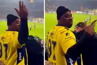 Saint-Maximin'in Akrabalı Mı? Fenerbahçe-Lyon Maçında Heyecan Tavan Yaptı!