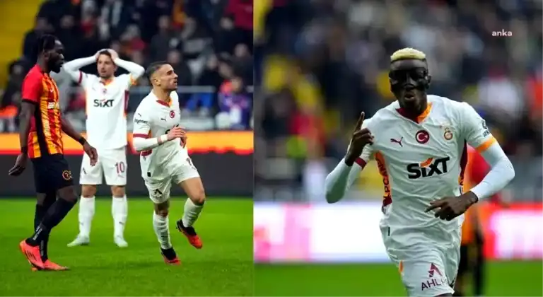Galatasaray, Kayserispor'u 5-1'le Ezdi!